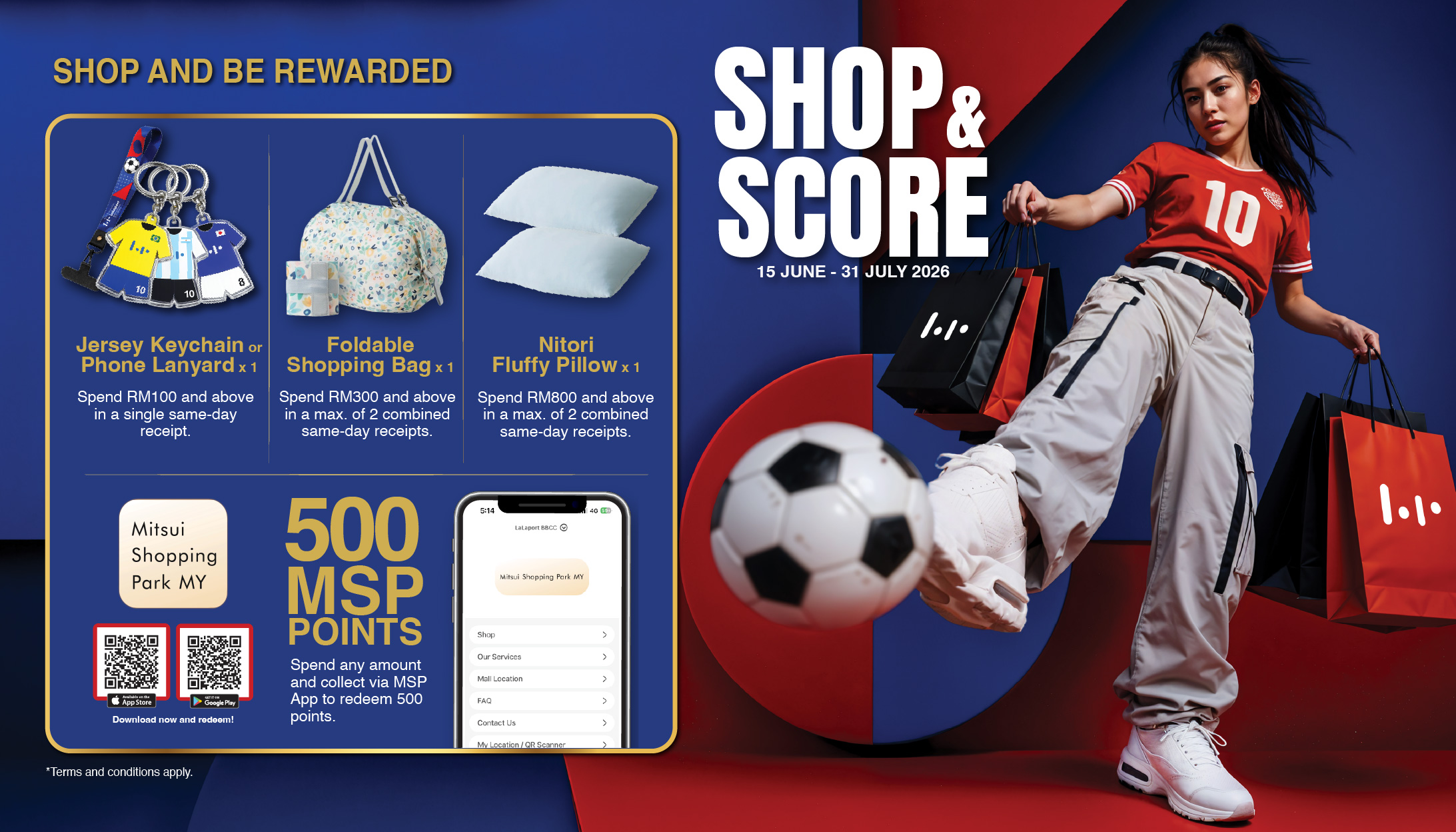 Shop and Score campaign
